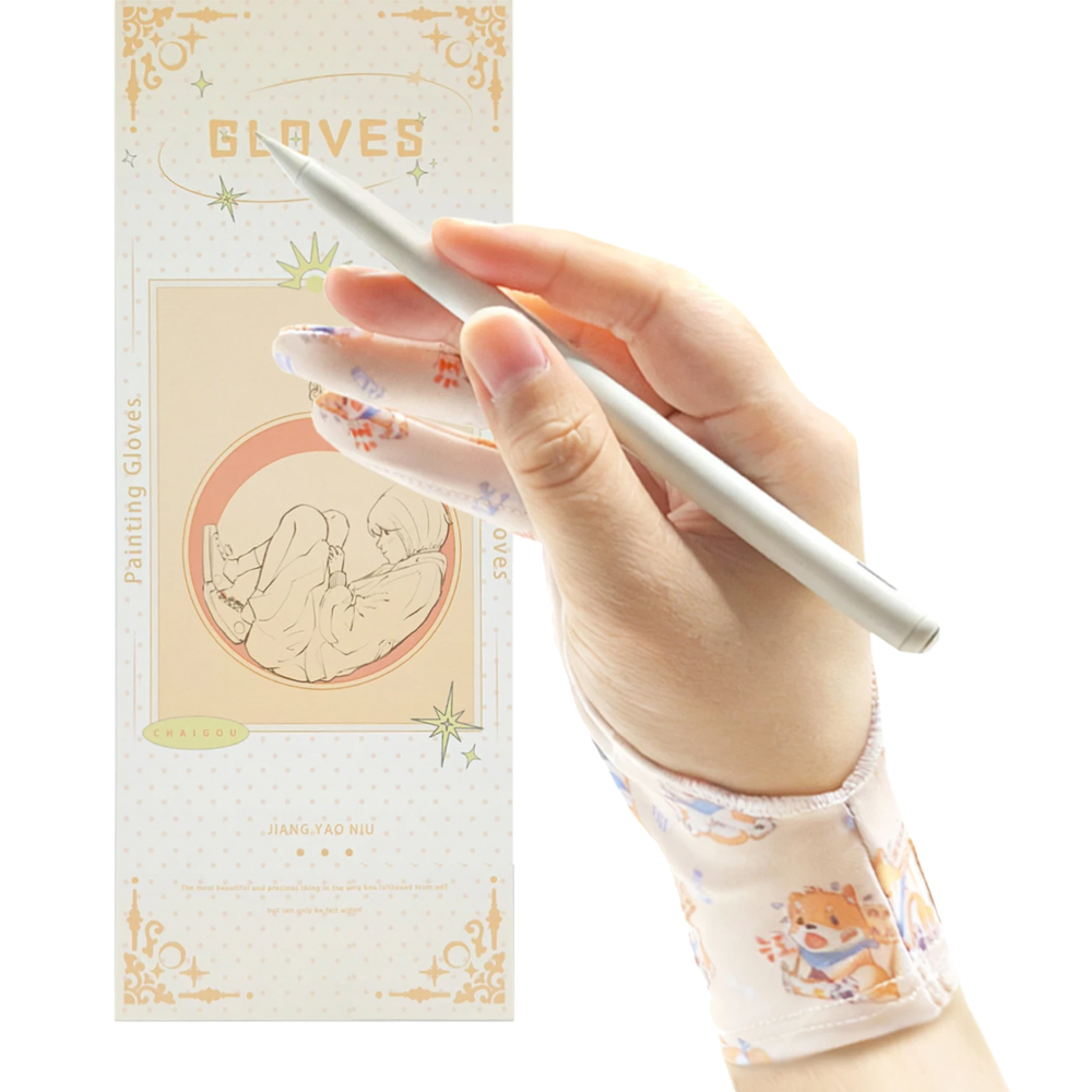 Graphic Tablet Accessories - Three-layer Non-slip Glove for IPad/Graphics Drawing