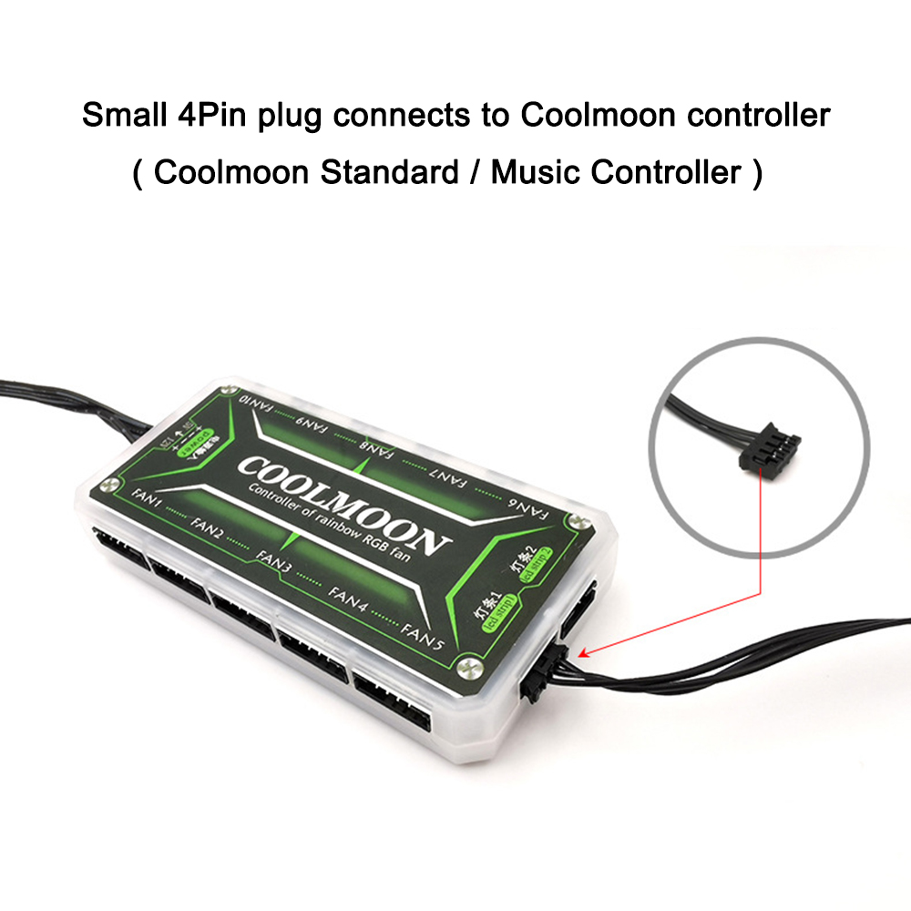 Coolmoon 5V Small 4PIN RGB LED - Tablet With All Accessories review and price