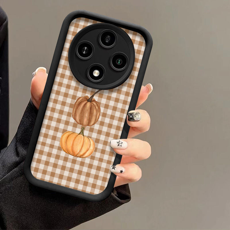 Cartoon  Autumn Pumpkin Grid P - Oppo Reno 12 review and price