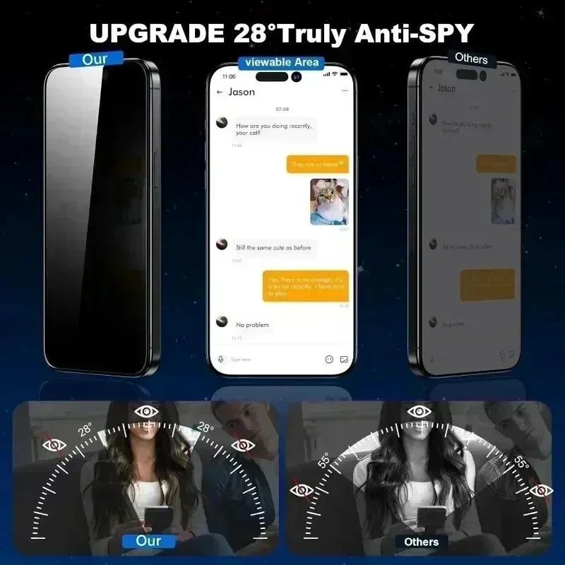 3PCS Privacy Anti-Spy Temper G - Oppo Reno 12 review and price