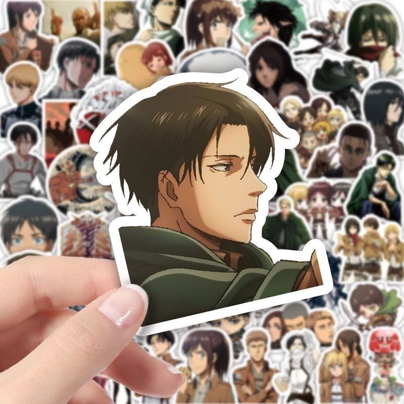 60Pcs Attack on Titan Anime St - Tablet Accessories Aesthetic review and price