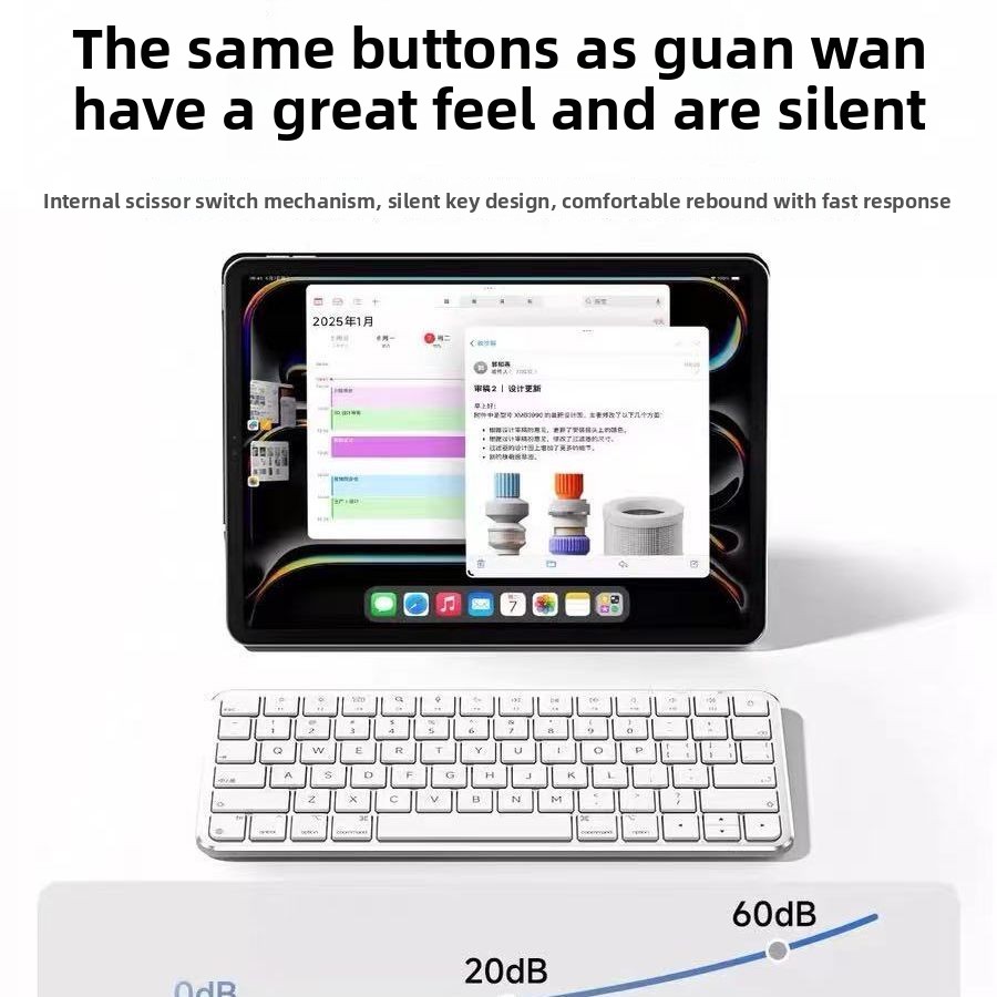 iPad Bluetooth Magic Keyboard  - Tablet Accessories Aesthetic review and price