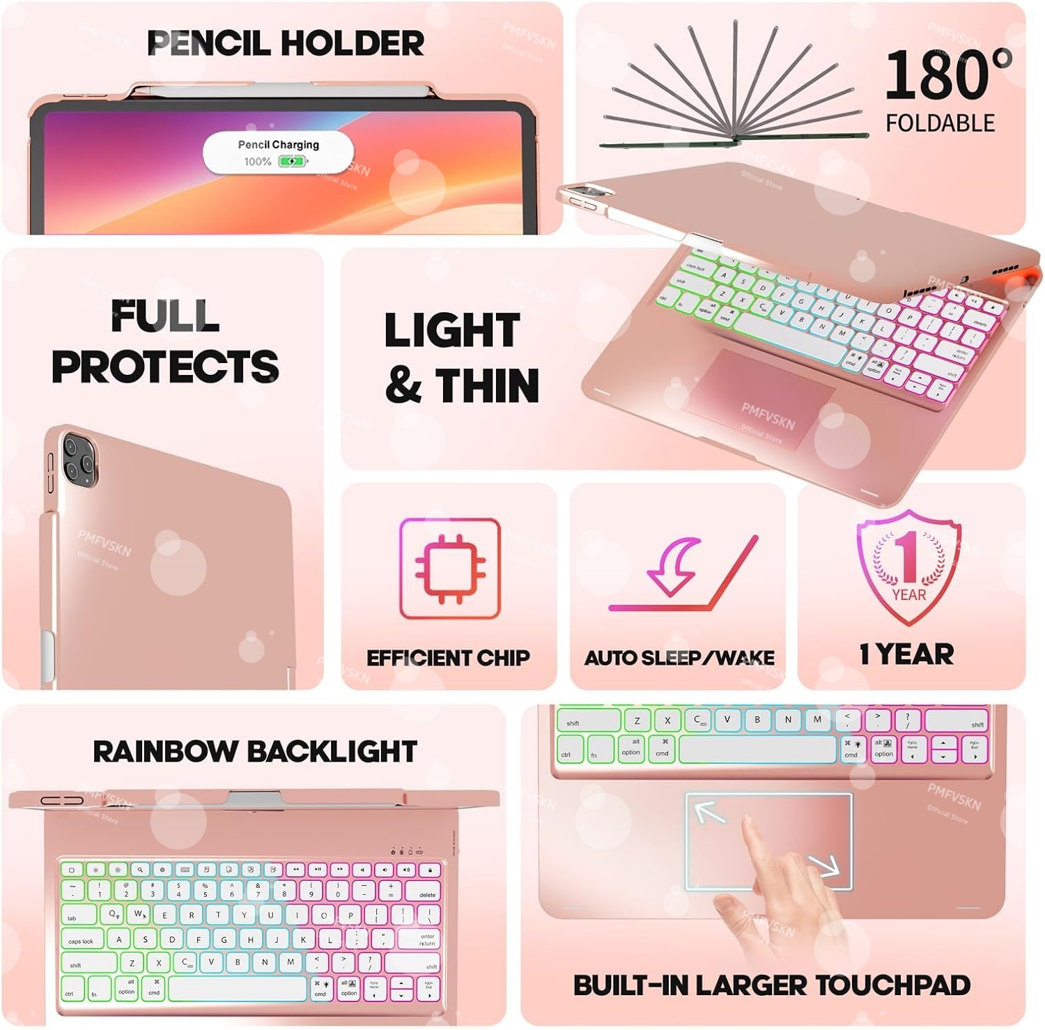 360° Magic Keyboard Case For i - Tablet Keyboard Case review and price