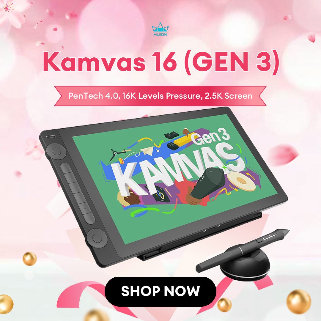 Huion Kamvas 16 (Gen 3) Graphi - Graphic Tablet Accessories review and price