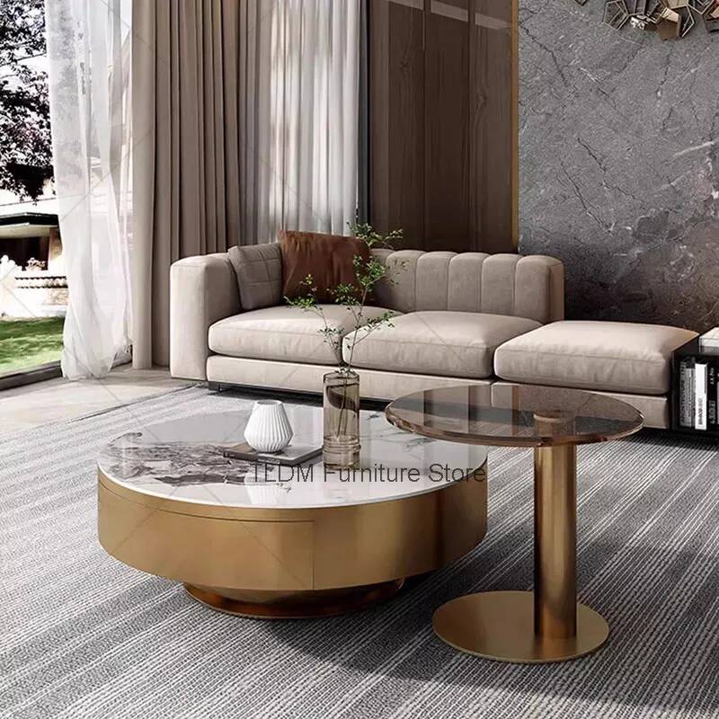Round Clear Coffee Table Simpl - Unique Table Accessories review and price