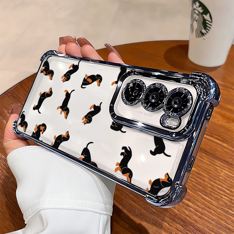 Cartoon Dachshund Pattern Phon - Oppo Reno 12 review and price